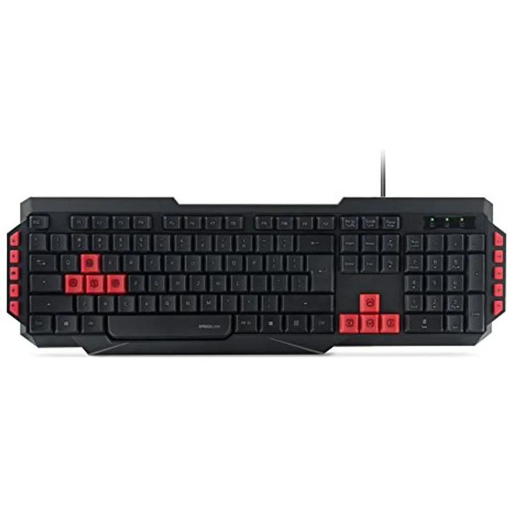 LUDICIUM Gaming Keyboard, black - UK Layout QWERTY