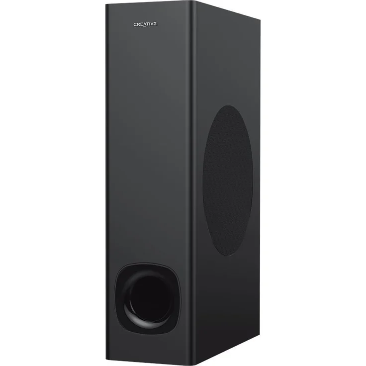 Creative Soundbar Stage (51MF8360AA000) 2.1 Soundbar mit Subwoofer, kabellos/kabelgebunden, geeignet für TV, schwarz – Bild 6