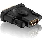 PureInstall PI010 High Speed DVI-HDMI-Adapter (DVI-D Stecker (24+1) auf HDMI-A Buchse), zertifiziert