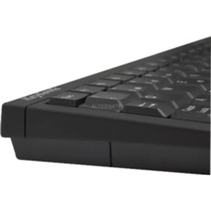 Keysonic ACK-540U+ US Mini SoftSkin Tastatur schwarz (Englisch QWERTY)