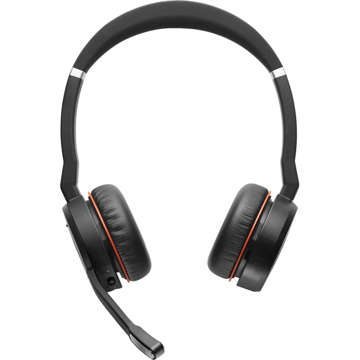 Jabra Evolve 75 UC Wireless Stereo On-Ear Headset, Unified Communications zertifizierte Kopfhörer mit langer Akkulaufzeit, USB Bluetooth Adapter, VoIP-Headset, schwarz – Bild 7