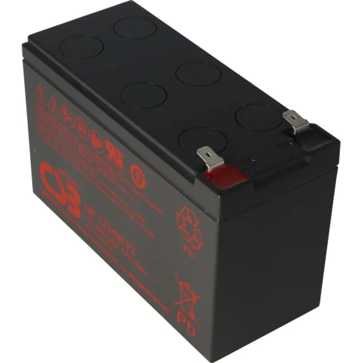 CSB-HR1234WF2 12 Volt AGM Bleiakku 2,8Ah - 34Wh, 151x65x100mm Faston 6,3mm Hochs