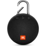 JBL Clip 3 Bluetooth Lautsprecher - Wasserdichte, tragbare Musikbox mit praktischem Karabiner - Bis zu 10 Stunden kabelloses Musik Streaming, Schwarz
