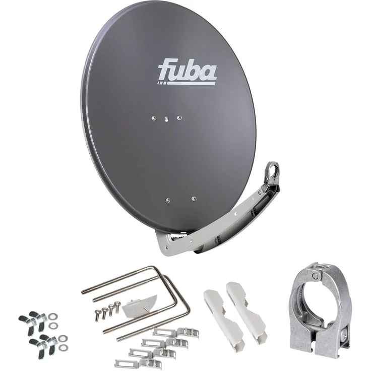 Fuba DAA 780 A Aluminium-Satelliten-Parabolantenne (38,50 dB, Große 78 cm) anthrazit – Bild 2