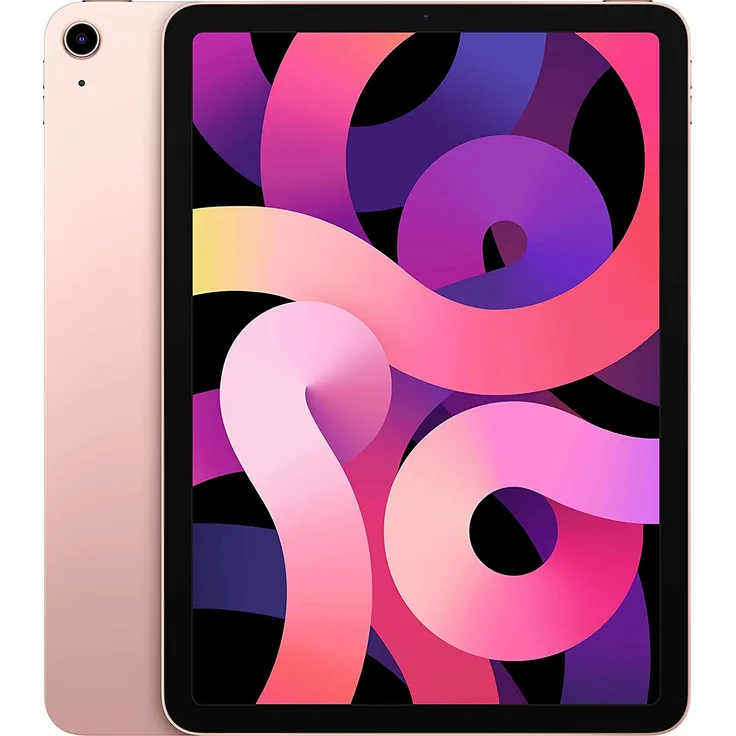 Apple iPad Air (2020) Quad-HD-Auflösung 10,9 Zoll, LTE-Tablet, Hexa-Core, 64 GBSpeicher, iPadOS, RoséGold (MYGY2FD/A)