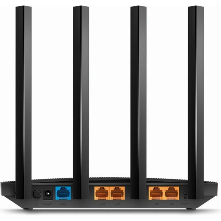TP-Link Archer C80 Dualband WLAN Router (600 Mbit-s 2,4GHz, 1300Mbit-s 5GHz), 4 Gigabit LAN Ports, Print-Media-FTP Server, App Steuerung, für Anschluss an Kabel--DSL-Modem, Gast-Netzwerk) schwarz – Bild 3