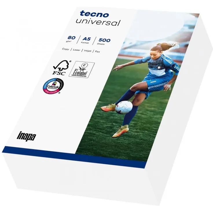 Inapa Kopierpapier Universal 80g A5 500BL weiß