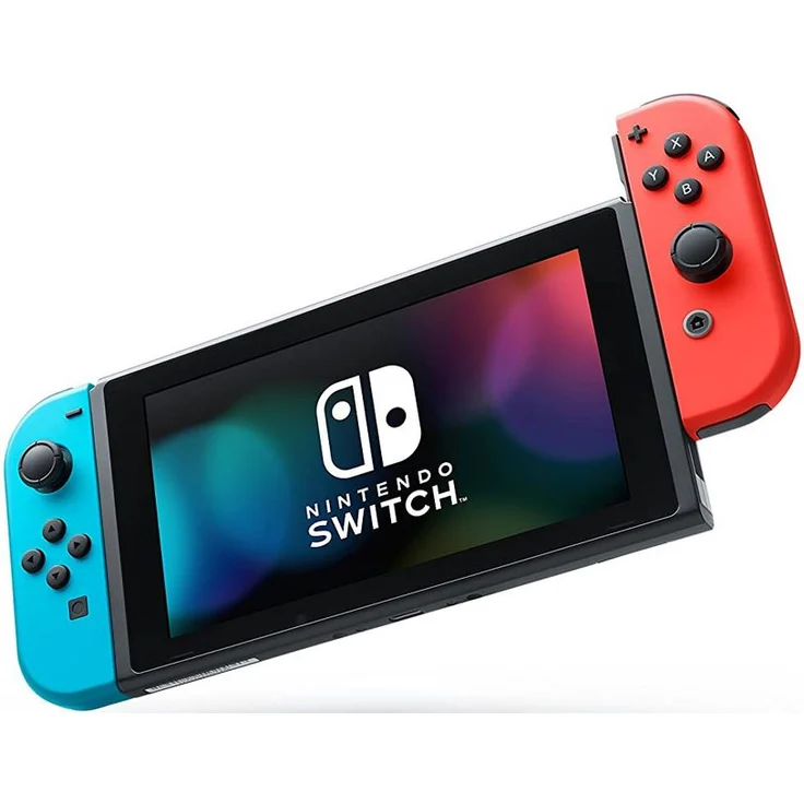 Nintendo Switch V2 Neon-Blau Neon-Rot 32GB (neues Modell 2019) inkl. Mario Kart 8 Deluxe – Bild 2