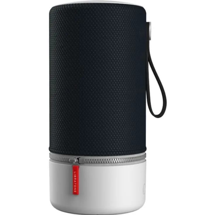 Libratone Zipp 2 Multiroom-Lautsprecher mit Alexa, Webradio, geeignet für Indoor, Outdoor, schwarz