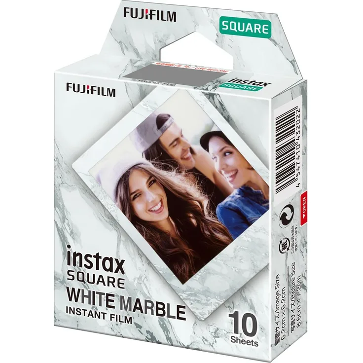 instax Square Film White Marble