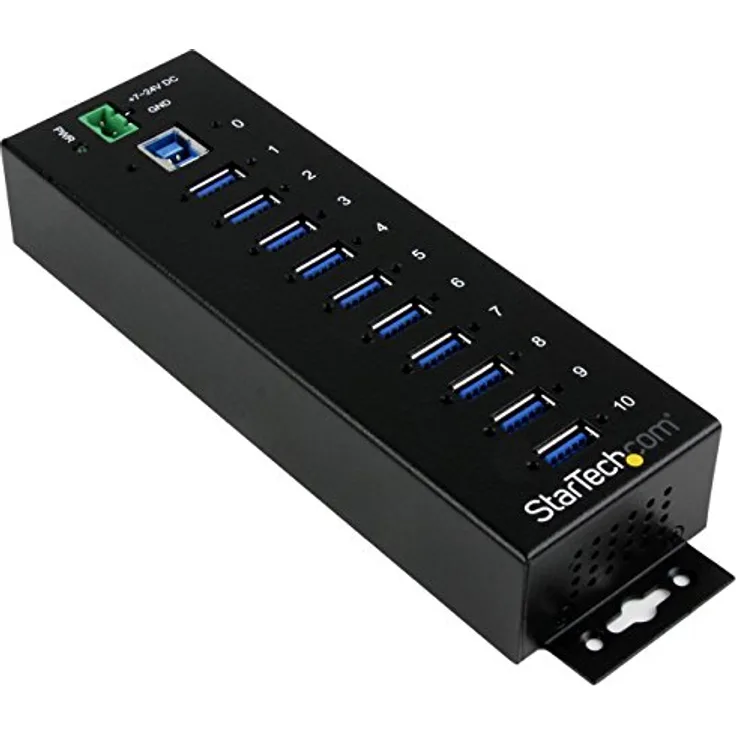 StarTech.com 10-100 Mbit-s Ethernet auf USB 2.0 Netzwerk LPR Printserver - USB Druckserver - Print Server mit Auto-sensing