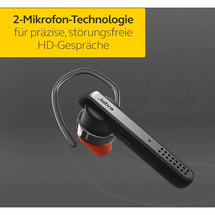 Jabra Talk 45 Mono In-Ear Headset, Kabellos Telefonieren, Podcasts und Musik hören oder das GPS abfragen, Bluetooth-Headset, silber – Bild 6