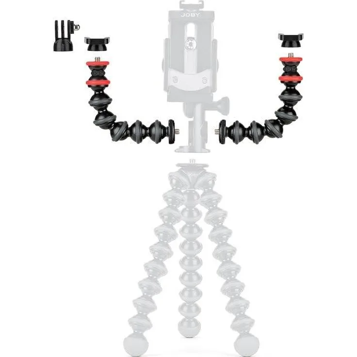 JOBY JB01532-BWW GorillaPod Flexible Arme und Halterungen Zubehör-Kit (geeignet für Smartphones, iPhone, Action Kameras, Blitzlicht, LEDs, Mikrofon)