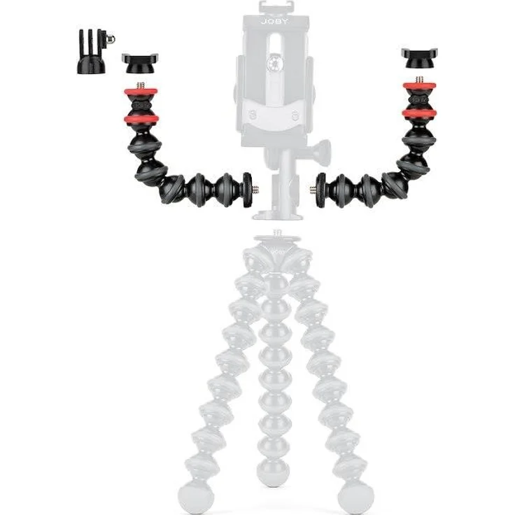 JOBY JB01532-BWW GorillaPod Flexible Arme und Halterungen Zubehör-Kit (geeignet für Smartphones, iPhone, Action Kameras, Blitzlicht, LEDs, Mikrofon)