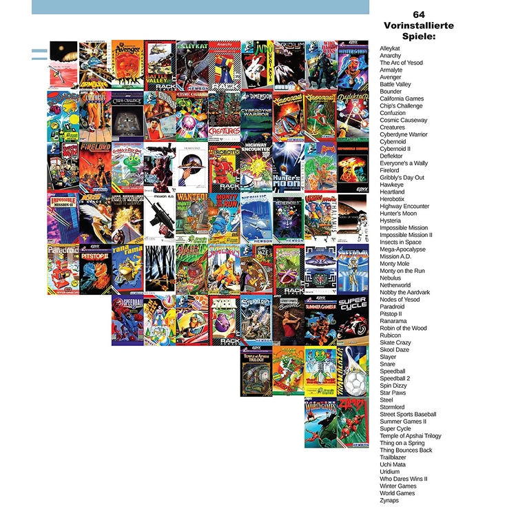 Koch Media The C64 Mini Grau inkl. 64 Spiele – Bild 4