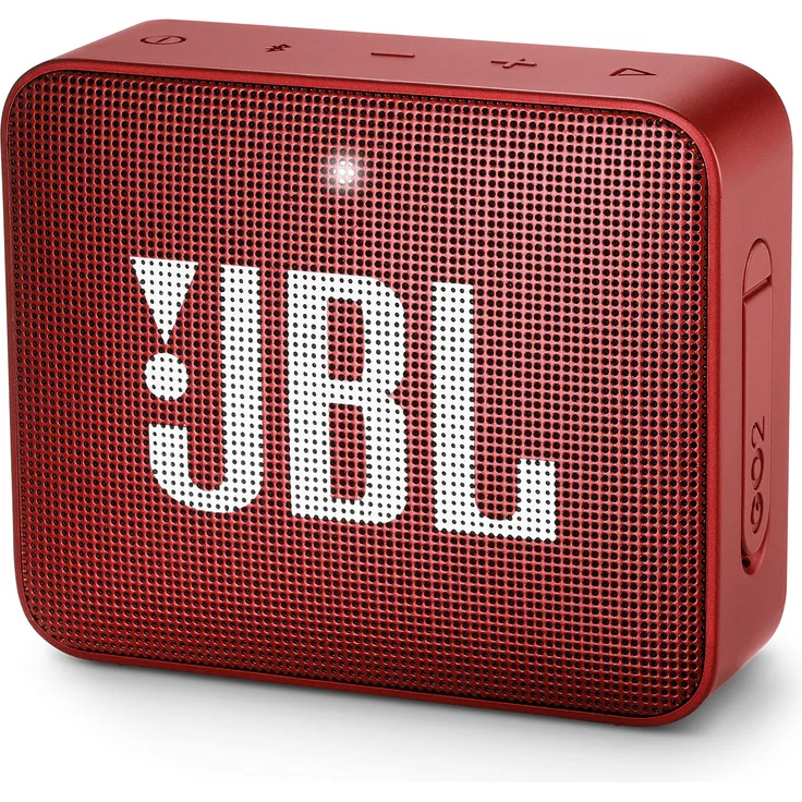 JBL GO 2 Mini Bluetooth-Lautsprecher mit Mikrofon, wasserdicht, Rot