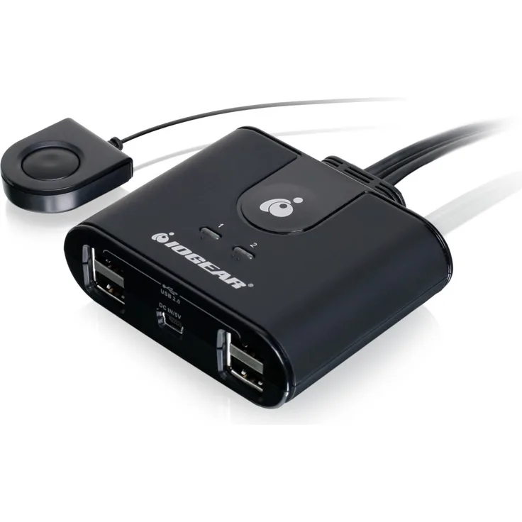 iogear GUS402 - Computerdatenumschalter (77 mm, 82 mm, 25 mm, 140 g)