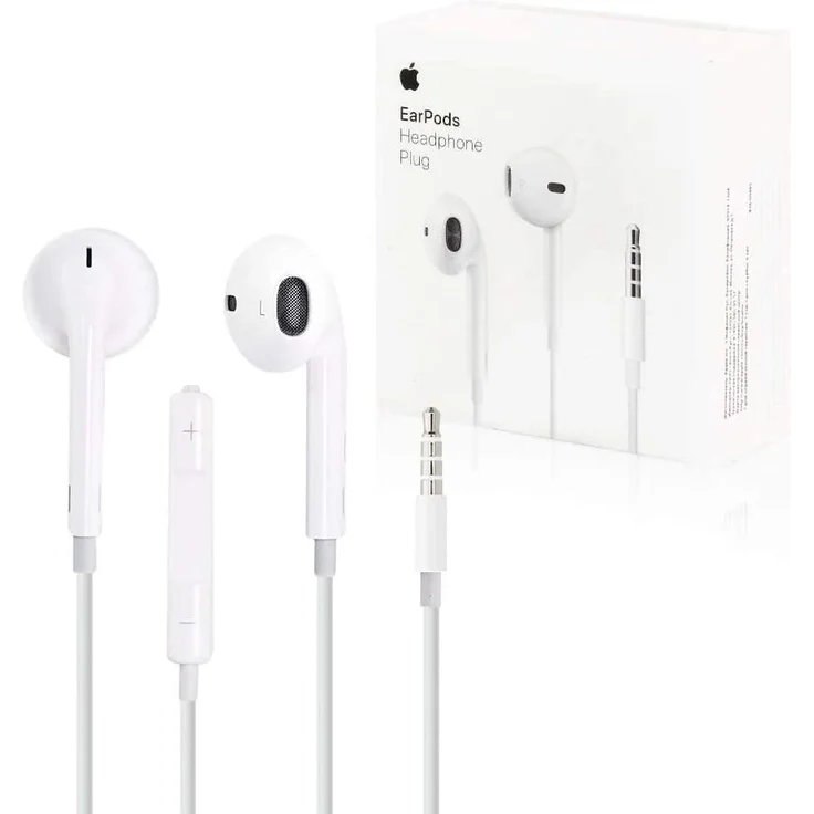 Apple EarPods mit 3,5 mm Kopfhörerstecker In-Ear Kopfhörer mit Mikrofon, geeignet für iPhone, weiß – Bild 13