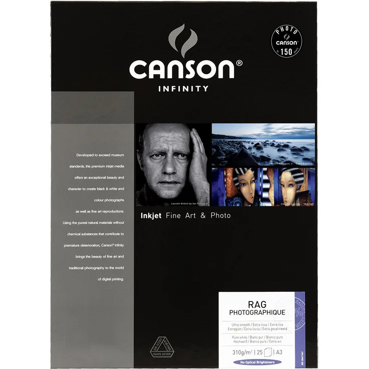 Canson 206211047 Rag Photographique Box, A3