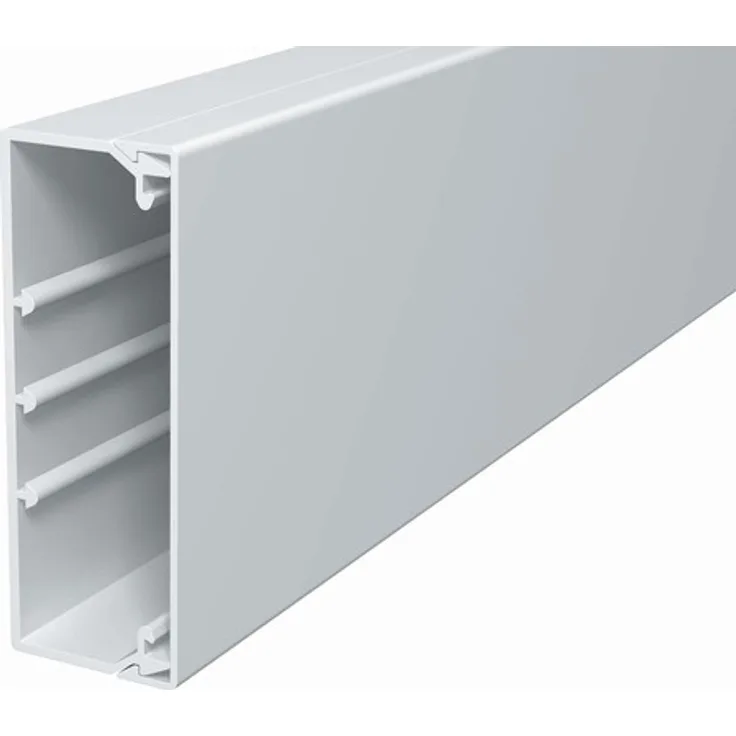 OBO Bettermann Vertr Wand+Deckenkanal m.Obert. 40x110mm,PVC WDK40110RW