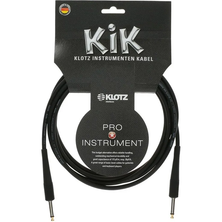 Klotz kik6.0ppsw  Kabel, Instrument, 6 m lang