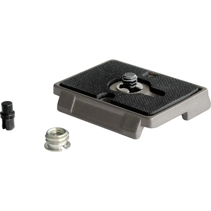 Manfrotto 200PL Schnellwechselplatte mit ¼“Kamerafixierschraube, grau