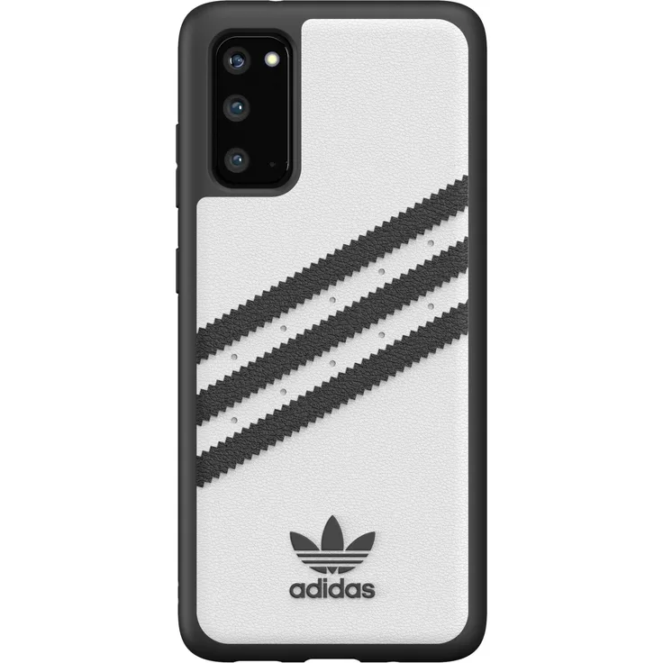 adidas Originals Moulded Case PU SS20, geeignet für Samsung Galaxy S20, weiß