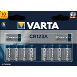 VARTA CR 123A SP - Lithium Batterie, CR123A, 1430 mAh, 10er-Pack (6205301461)