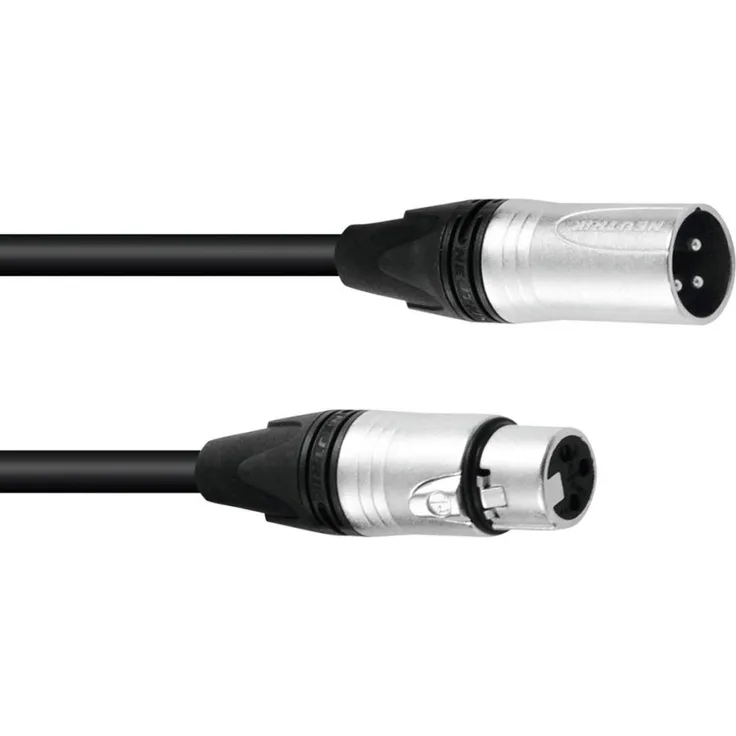 PSSO XLR Kabel 3pol 1m sw Neutrik