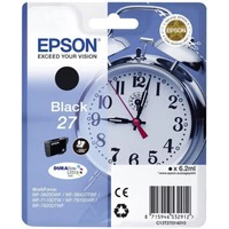 Epson C13T27014012 3.6ml 350Seiten Schwarz Tintenpatrone