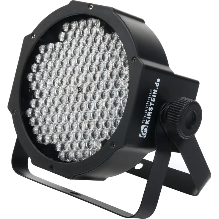 Showlite FLP-144 Flatline Panel LED Scheinwerfer (PAR Strahler, Discolicht, Bühnenbeleuchtung, Lampe, 144 LED-RBG mixing, Anschlüsse: DMX In-Out, 6 DMX Modi)