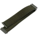 4smarts Sport Band Nylon für Samsung Galaxy Watch 46mm und 42mm Mitternachtsgrün