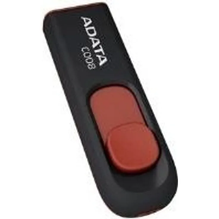 A-DATA C008 USB 64GB Speicherstick USB 2.0 schwarz-rot