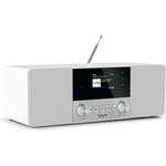 TechniSat Digitradio 4 C Digitalradio mit Bluetooth, OLED-Display, Wecker, weiß