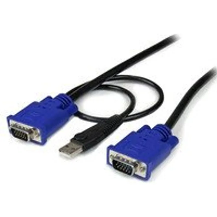 STARTECH.COM 3m 2-in-1 PS/2 USB KVM Kabel - Kabelsatz für KVM Switch/Umschalter