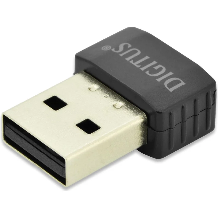 Digitus DN-70565 Netzwerk Adapter (WLAN, USB 2.0) Schwarz – Bild 1