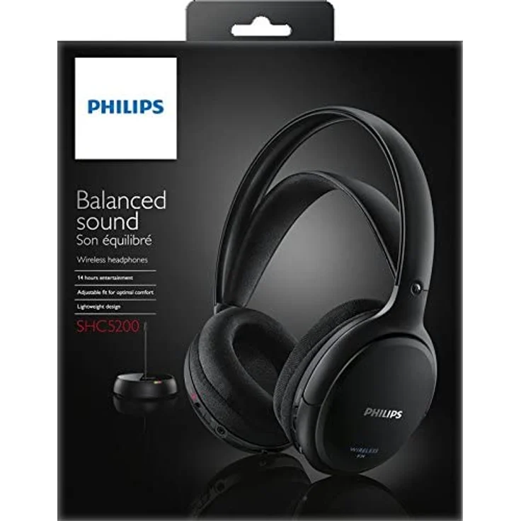 Philips SHC5200-10 Over-Ear-Kopfhörer, schwarz – Bild 5