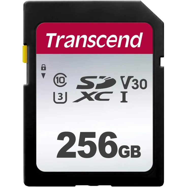 Transcend 256GB UHS-I U3 SD Speicherkarte, Umweltfreundliche Verpackung, TS256GSDC300S-E - bis zu 95 MBs lesen und 40 MBs schreiben