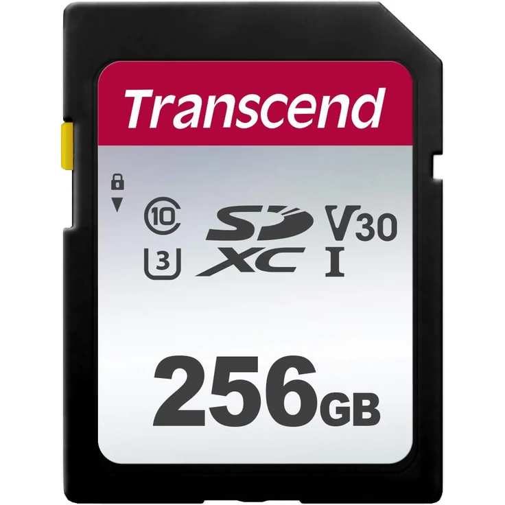 Transcend 256GB UHS-I U3 SD Speicherkarte, Umweltfreundliche Verpackung, TS256GSDC300S-E - bis zu 95 MBs lesen und 40 MBs schreiben – Bild 1
