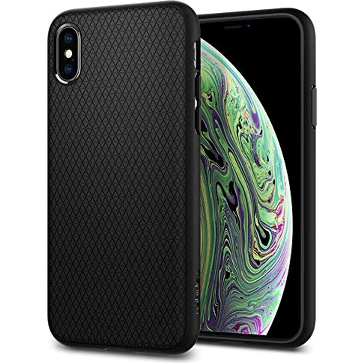 Spigen 057CS22123 Liquid AIR iPhone X Black – Bild 1