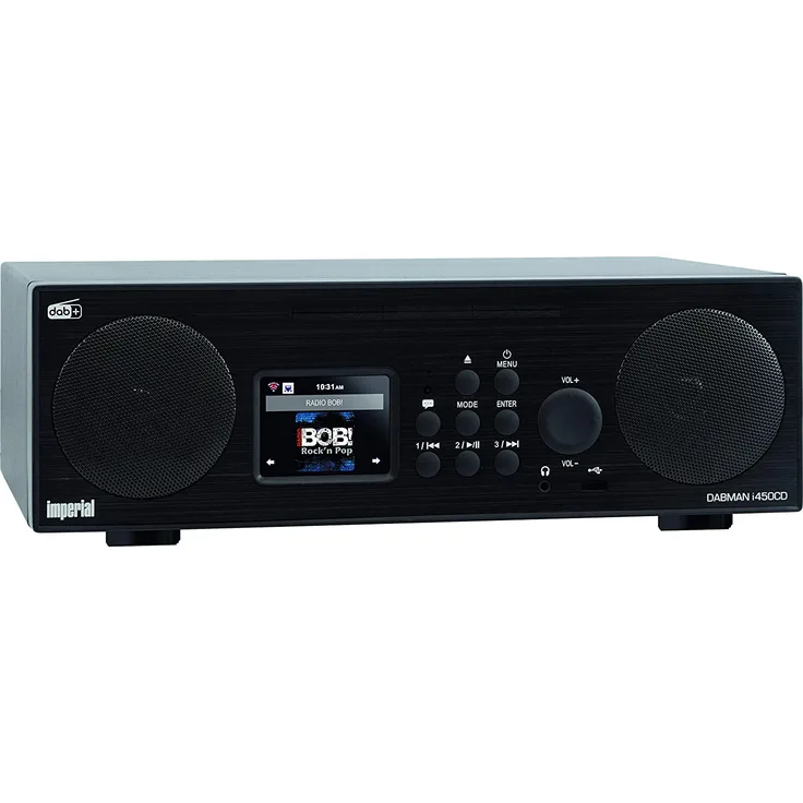 Imperial Dabman i450 CD CD-Radio mit Bluetooth, WLAN, TFT-Display, schwarz 22-247-00 