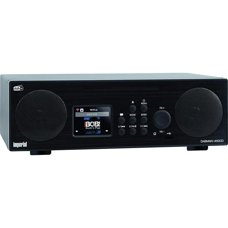 Imperial Dabman i450 CD CD-Radio mit Bluetooth, WLAN, TFT-Display, schwarz 22-247-00  – Bild 1