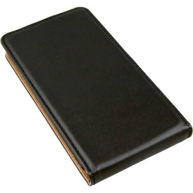 PATONA Flip Case, geeignet für Huawei Ascend G6 schwarz Ultra Slim