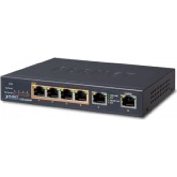 Planet 4-Port 10-100-1000T 802.3at PoE + 2-Port