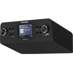 TechniSat Digitradio 21 Unterbauradio mit Bluetooth, TFT-Display, Wecker, geeignet für Küche, schwarz