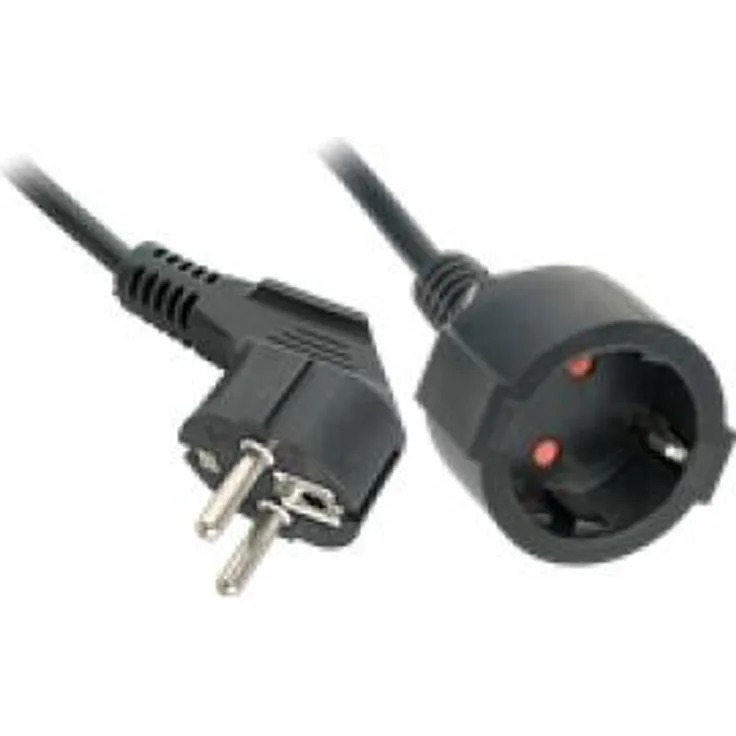 LINDY 30244 Schuko-Verlängerung 3 m schwarz
