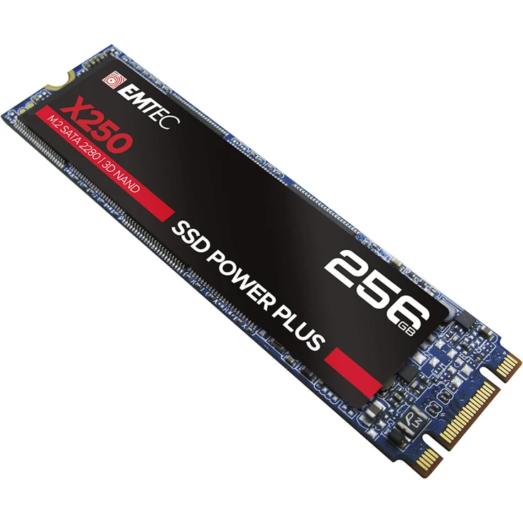 EMTEC SSD Power Plus X250 - Solid-State-Disk - 256 GB - intern - M.2 2280 - SATA 6Gb/s (ECSSD256GX250) – Bild 5