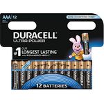 Duracell Ultra AAA Micro Alkaline Batterien LR03, 12er Pack