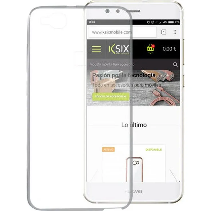Handyhülle Huawei P10 Lite Flex Ultrafina Durchsichtig