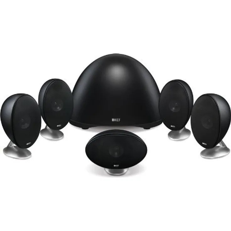 KEF E-305 schwarz Lautsprecher-Sets schwarz